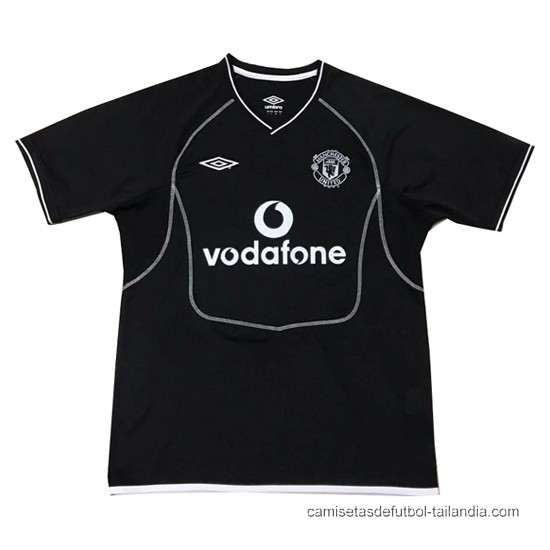 Camiseta Manchester United Portero Retro 2000-2002 Negro - Haga un click en la imagen para cerrar